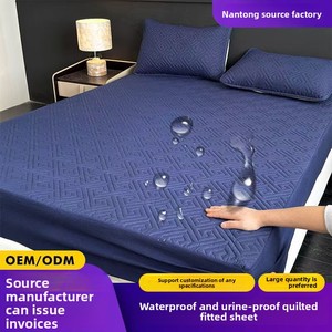 Protège-<span class=keywords><strong>matelas</strong></span> matelassé imperméable, anti-urine et antidérapant, couverture <span class=keywords><strong>intégrale</strong></span> pour Simmons, design minimaliste toutes saisons, vente en gros - Product Image 5