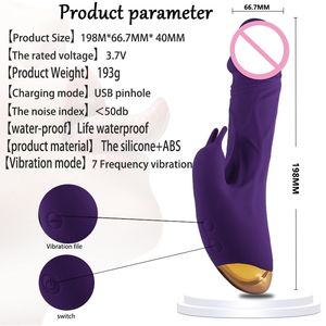 <span class=keywords><strong>Vibrador</strong></span> recargable con USB para mujeres, Juguetes sexuales, consoladores para orgasmo y Coño, conejo, gran oferta, venta al por mayor - Product Image 3