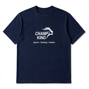 Champ King T-shirt à manches courtes pour homme, coupe régulière, décontracté - Product Image 1
