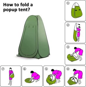 Venta al por Mayor de Artículos para Campamento al Aire Libre: Carpa Portátil para Baño y Cambio de Ropa / Carpa Portátil para Inodoro - Product Image 3
