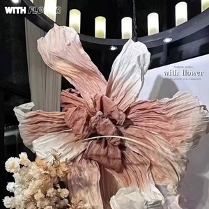 Flores de papel gigantes extra grandes flores estéticas dobladas a mano accesorios de boda fondo de boda - Product Image 6