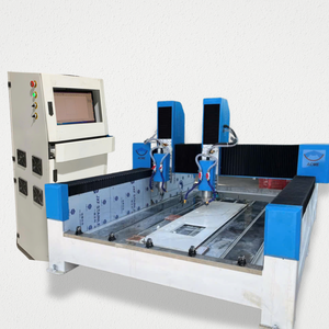 Máquina Router CNC de Doble Cabezal de Alta Velocidad 6000mm/min 24000rpm para Grabado y Corte de Piedra y Madera con Riel HIWIN - Product Image 1