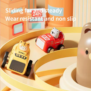 Groothandel Baby Pers En Go Voertuigen <span class=keywords><strong>Cartoon</strong></span> Speelgoed Perskar Vroege Educatieve Diervormige Raceauto Montessori Speelgoed Voor Kinderen - Product Image 4