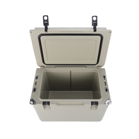 Glacière rotomoulée 45QT en PE thermique avec chaise, panneau solaire, motif personnalisable, écologique, étanche, portable, pour extérieur