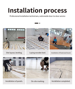 สนามบาสเก็ตบอลสนามวอลเลย์บอลพื้นไม้ในร่มพื้นไม้สำหรับเล่นกีฬา - Product Image 5