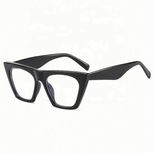 Gafas de Sol Vintage con Logotipo Personalizado al por Mayor 2021, Gafas de Ojo de Gato Negras con Estampado de Leopardo para Mujer, Gafas con Protección Contra la Luz Azul - Product Image 3