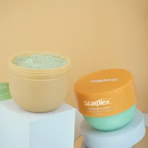 Benutzer definiertes Logo 300g Starplex Skin Light ening Spa Gesichts peeling Avocado Sugar Body Scrub