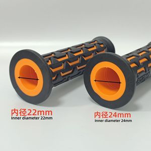 Poignées de guidon de moto Day, 22mm, universelles, antidérapantes en TPU, pour la modification des cruisers - Product Image 4