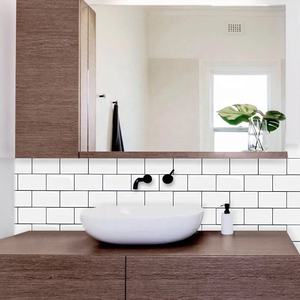 Aggiornamento Più Spessa 2.5 millimetri di Spessore A Mosaico Backsplash Adesivo Da Parete Piastrelle 12*12 Pollici Buccia e Bastone <span class=keywords><strong>Mattonelle</strong></span> Della Parete Della <span class=keywords><strong>Cucina</strong></span> bagno - Product Image 3