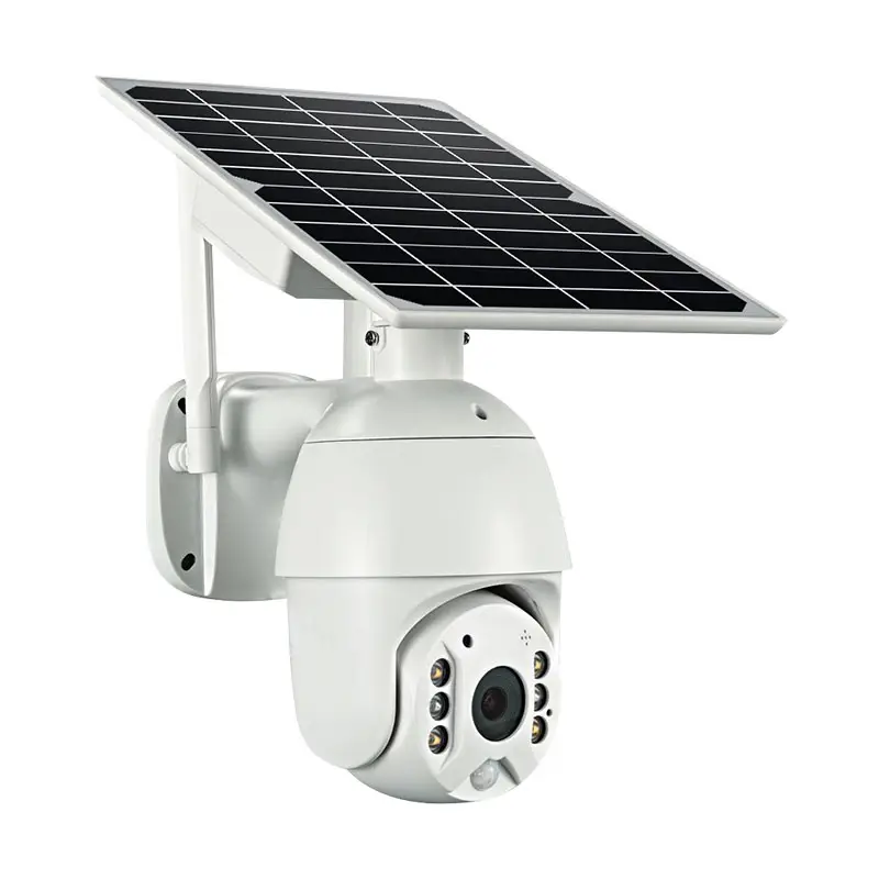 Солнечная батарея безопасности 1080P камера Солнечная 4G оповещение Смарт PTZ IP открытый Wifi солнечная панель CCTV камера sim карта 3G