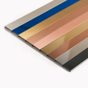 Good Quality SS 304 Tile Trim U Shape Stainless Steel Wall Trim Inside Corner Metal Tile Edge Trim