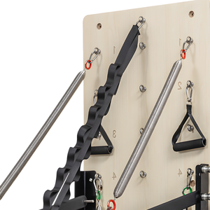 New Spring Reformer Pilates Wall unisce il riformatore di Pilates in legno messo sul <span class=keywords><strong>muro</strong></span> salva posto macchina per esercizi Wall Pilates - Product Image 2