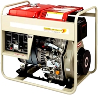 TECHNIC POWER Tragbarer Einzylinder-Benzingenerator 4-Takt Luftgekühlt GX390 380V DC Elektrostart 2KW 1/3 Phasen 8,3L