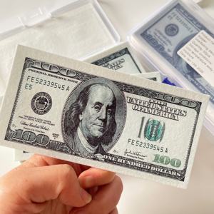 Carta Commestibile a Forma di Dollari Americani, Carta di Riso per Decorazione Torte - Product Image 6