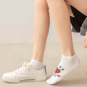 Japanese Style Sweet Fruit Themed Women's Ankle Socks Breathable Low Cut Casual Spring Summer Fashion Socks - Product Image 3