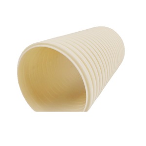 Tuyau ondulé <span class=keywords><strong>double</strong></span> <span class=keywords><strong>paroi</strong></span> en PVC-U U-PVC 110 pour câblage d'éclairage basse tension, conduit de communication enterré <span class=keywords><strong>100</strong></span>, gaine de câble bancaire - Product Image 2