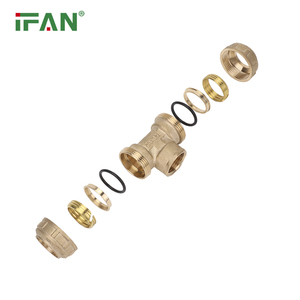 IFAN OEM ODM 20-63mm HDPE Raccord en <span class=keywords><strong>laiton</strong></span> <span class=keywords><strong>PE</strong></span> Compression Raccords coudés mâles pour tuyau <span class=keywords><strong>PE</strong></span> - Product Image 6