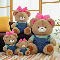 Ours en peluche avec rembourrage en coton PP, coussin réconfortant pour bébés de 0 à 24 mois, compagnon de sommeil unisexe