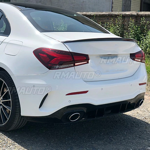 Alerón Trasero Estilo A180 A200 A250 para Mercedes Benz Clase A V177 Sedán, 2018 2019 2020 2021, Color Negro - Product Image 3
