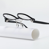 Lunettes anti-lumière bleue de style punk à monture intégrale et à branches rabattables, adaptées aux hommes et aux femmes, et parfaites pour être portées avec des lunettes de vue.