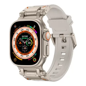Factory Price TPU Watch Band For iWatch 9 41mm 45mm Sport Replacement Watch Water Resistant TPU Band