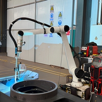 Robot Kolaboratif Pengelasan Cobot 6 Axis Lengan Robotik Solusi Pengelasan MIG untuk Pengelasan Pipa Rangka