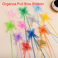 18 #   Lazos de Organza para Envolver Regalos, Lazos de Organza Iridiscentes para Regalos, Bodas, Cumpleaños, Baby Showers