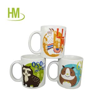 Taza de <span class=keywords><strong>Café</strong></span> Reutilizable Ecológica de Cerámica de Grado Alimenticio de 11 oz, Impresión de Calcomanías, Apta para Lavavajillas y Microondas, Diseño Minimalista - Product Image 6