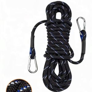 10mm Lightweight Static Climbing Rope for Outdoor Hiking <b>Camping</b> and Emergency Safety - Product Image 1