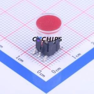 K6-6272S-02 Tactile Switch SMD Switch Single Pole Single Throw Round Button 1.6N Vertical Mount - Product Image 1
