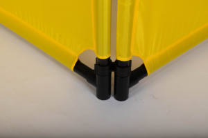 מפעל סיטונאי מותאם אישית חדש מוצר נייד מתקפל בד בטיחות מחסום - Product Image 5