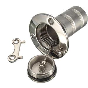 Bouchon <span class=keywords><strong>de</strong></span> remplissage d'eau en acier inoxydable avec clé pour camping-car, remorque, bateau marin, yacht - Product Image 1