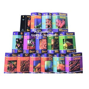 Reactivos <span class=keywords><strong>de</strong></span> prueba Sali Fert para cultivo <span class=keywords><strong>de</strong></span> corales y uso en acuarios: pH, NO2, NO3, KH, PO4, Mg, Cu, NH3, Ca, K y Flatworm Exit - Product Image 1