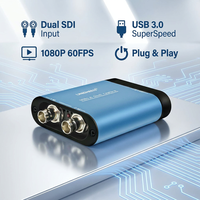 UC3300S Captureur vidéo personnalisable 1080P 60fps sans pilote à double canal SDI vers USB 3.0 pour la vidéoconférence et les réunions hybrides