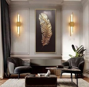 Modern altın vücut iç lüks Villa otel yatak odası başucu duvar lambası kapalı aplik braket ışıkları - Product Image 2