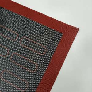 AOKE Lightning Puffs <span class=keywords><strong>Tapis</strong></span> à pizza en <span class=keywords><strong>silicone</strong></span> parfait, réutilisable, antiadhésif, perforé, pour la cuisson à la vapeur, grille-pain, outil de pâtisserie - Product Image 4