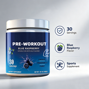 Polvo Energético Pre-Entrenamiento de Marca Privada OEM con Beta-Alanina, Creatina y Aminoácidos para Rendimiento Deportivo y Resistencia 480g - Product Image 4