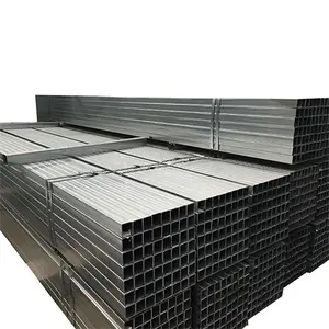 High Quality SPCC 1 Inch Ms Steel Square Rectangular Iron Galvanized Steel Pipe Tube