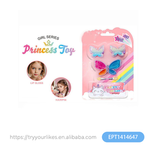 EPT Maison de jeu éducative <span class=keywords><strong>licorne</strong></span> pour filles: nouveau cosmétique, accessoires d'art d'ongle, peigne de couleur de visage avec sac à main - Product Image 5
