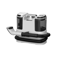 Nettoyeur de tapis domestique sans sac léger à main électrique, nettoyage humide/sec, extraction par pulvérisation pour canapé en tissu, utilisation en voiture/camping-car/hôtel