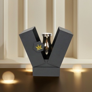 Crown Win Essential Oil & Face Cream Magnetic Rigid Paper Box with Embossing Eco-friendly Custom Design Packaging - Product Image 1