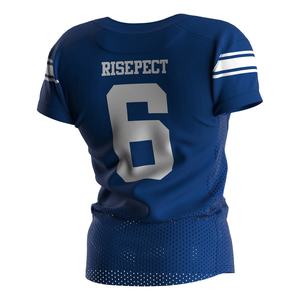 Maillot de football américain professionnel, compatibilité parfaite avec l'équipement de protection, évacuation de l'humidité et durable pour un confort optimal - Product Image 4