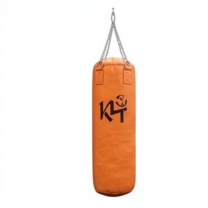Sac de boxe d'entraînement en tissu Oxford orange K4 avec remplissage de sable pour usage en salle de sport pour adultes - Product Image 1