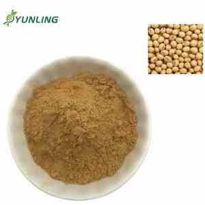 Poudre d'extrait <span class=keywords><strong>de</strong></span> <span class=keywords><strong>soja</strong></span> <span class=keywords><strong>de</strong></span> qualité alimentaire fournie par le fabricant, isoflavone <span class=keywords><strong>de</strong></span> <span class=keywords><strong>soja</strong></span> 40% - Product Image 2