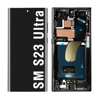 Écran AMOLED 6,78 pouces pour Samsung S23 Ultra, écran LCD de petite taille avec cadre, taux de rafraîchissement 120 Hz, non original, pièce de rechange (stock US)