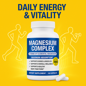 Flourisher – Complément de capsules de glycinate de magnésium à absorption élevée pour adultes – Qualité supérieure – 60 capsules – HALAL ISO - Product Image 4