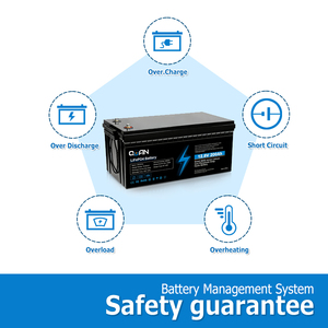 Batterie lithium 12V 200Ah pour moteur de bateau électrique, camping-car, courant de crête 200A, alimentation à cycle profond - Product Image 5