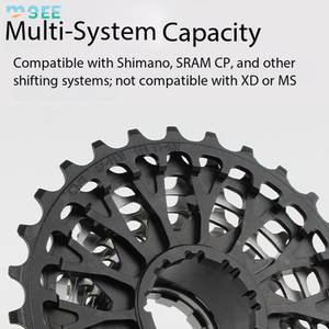 <span class=keywords><strong>Cassette</strong></span> de vélo de route intégrée SeeMore à faible MOQ, personnalisable, <span class=keywords><strong>12</strong></span> <span class=keywords><strong>vitesses</strong></span>, HG 11-30T, pièce de rechange, pignon de vélo - Product Image 5