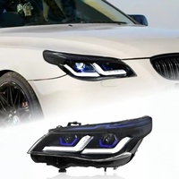 Nouveauté : Phares LED 12V pour BMW E60 (2001-2010) avec DRL et projecteur, feux de croisement/route, accessoires auto pour 523i 530i