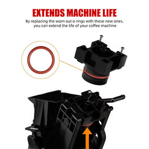 100ชิ้น/แพ็คปะเก็นซีล40*32*4มม. เข้ากันได้กับ jura/<span class=keywords><strong>delonghi</strong></span> /breville/senson/nespresso/Nespresso <span class=keywords><strong>เครื่อง</strong></span><span class=keywords><strong>ชง</strong></span><span class=keywords><strong>กาแฟ</strong></span>แหวนซีล - Product Image 4